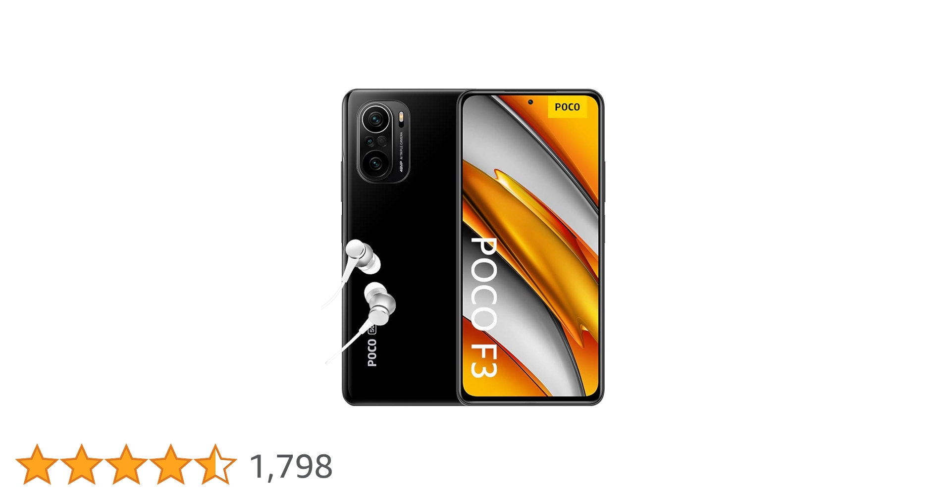 POCO F3 5G - Smartphone 6+128GB, 6,67” 120Hz AMOLED DotDisplay